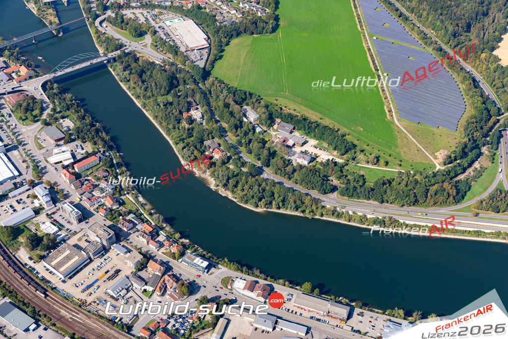 Die Luftbildaufnahme Doblstein - Passau wurde 2020 mittels Flugzeug (keine Drohne) erstellt. Perfekte Schärfe und Druck- Ergebnisse- Garantiert!