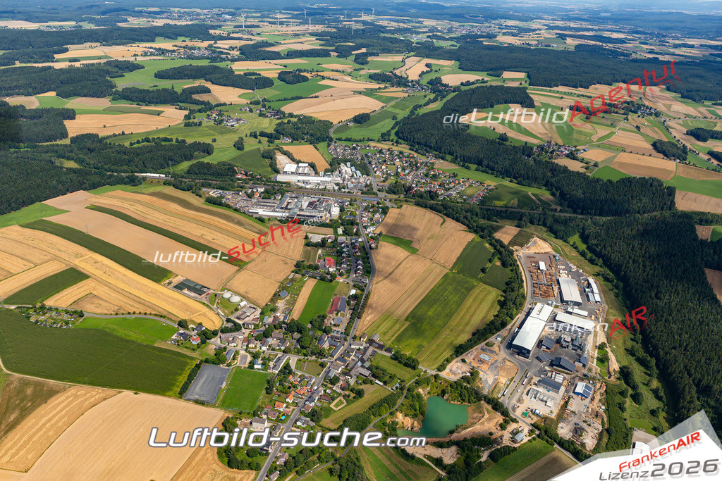Aktuelles Luftbild von Wiesenmühle Wunsiedel Kauf mit Lizenz / Bildrechten möglich- Die Luftaufnahme wurde 2021 mittels UL-Flugzeug erstellt ( keine Drohne ) - hochauflösende Kamera-Systeme von  Canon -Beste Qualität - Für grossformatige Ausdrucke geeignet. Die Geschenkidee !