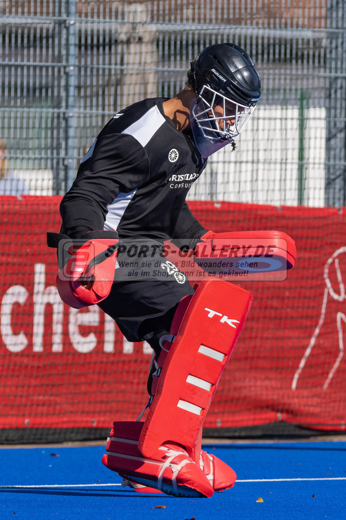 HK_20221009_100770 | 1. Bundesliga Herren Crefelder HTC - Uhlenhorst Mülheim am 9.10.2022 Crefelder HTC, Krefeld , Joshua Onyekwue Nnaji Torwart ( Crefelder HTC #29 )
