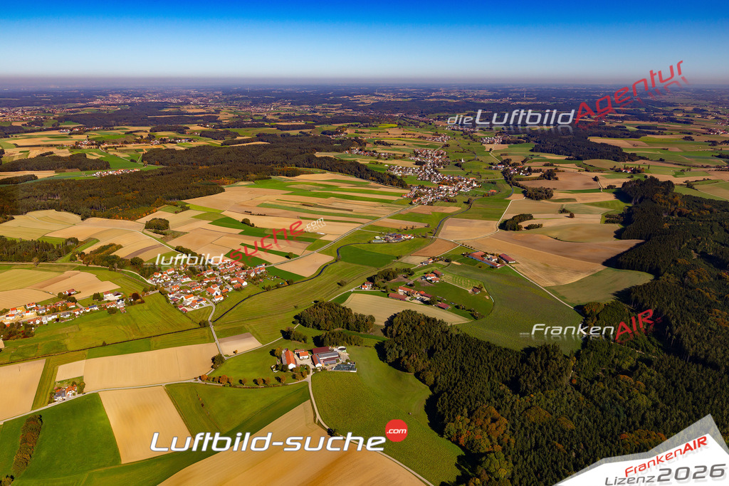 aktuelles Luftbild von Lampertshausen Jetzendorf - Luftaufnahme wurde 2018 von https://frankenair.de mittels Flugzeug (keine Drohne) erstellt.