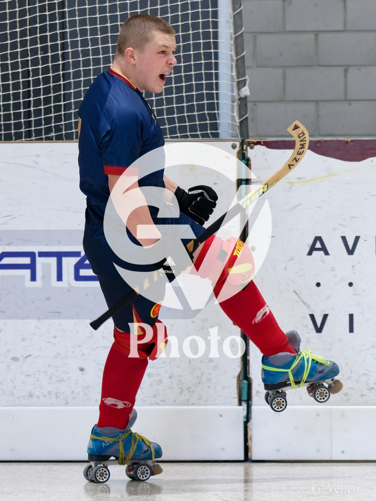 U17  - SC Thunerstern  v Geneve RHC A  |  during the U17  match between SC Thunerstern  and Geneve RHC A  at Centre sportif de la queue d'arve in Geneve, Switzerland