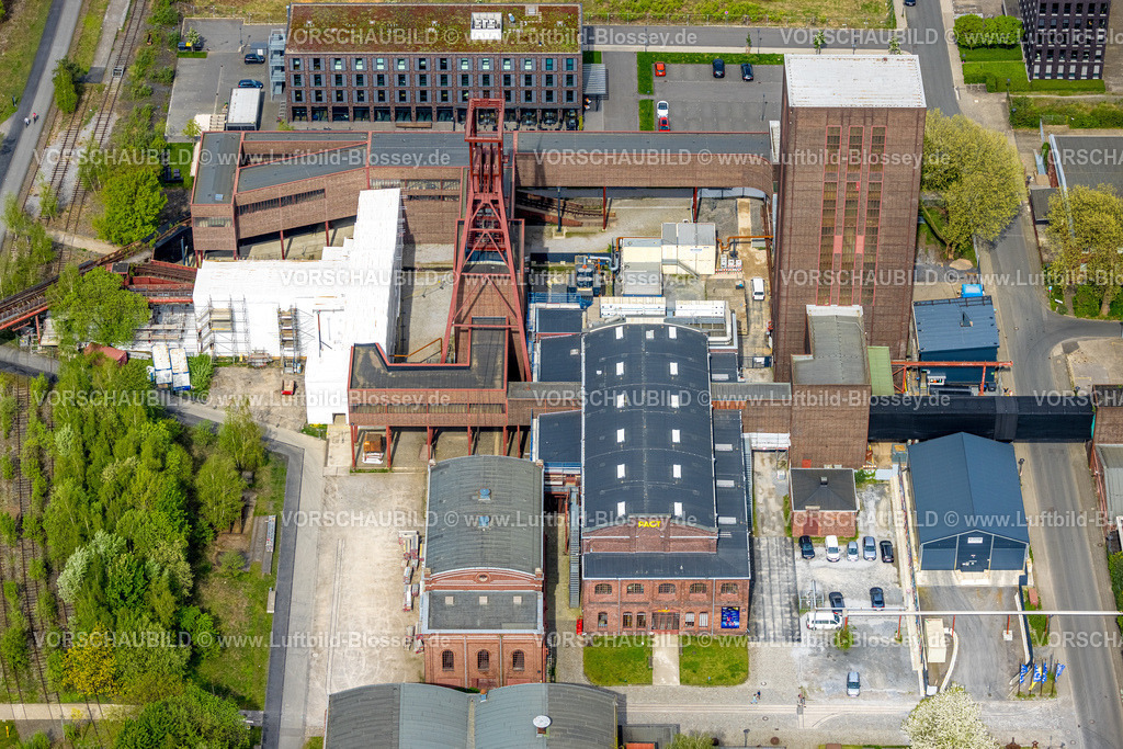 Essen240400382 | Luftbild, UNESCO-Welterbe Zollverein, Bullmannaue, Zeche Zollverein, Stoppenberg, Essen, Ruhrgebiet, Nordrhein-Westfalen, Deutschland