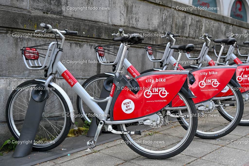Fahrrad_ Leihfahrrad_ 10.05.2024-4 | 10.05.2024, Linz, AUT, Fahrrad, Leihfahrrad, im Bild Fahrrad, Leihfahrrad, Radstaender, Verleihstelle, Next Bike