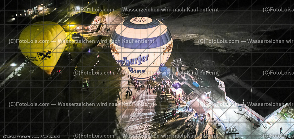 0292_Luftbild_Nacht der Ballone_Lackenhof | (C)FotoLois.com, Alois Spandl, Luftbild, 'Nacht der Ballone' des Ballonclub ÖTSCHERLAND in Lackenhof/Weitental, gemeinsame Veranstaltung mit Tourismusverband ÖTSCHER, Mi 28. Dezember 2022.