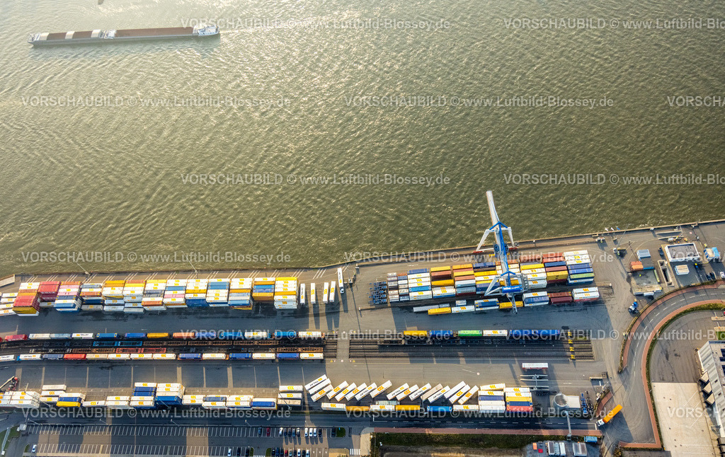 Duisburg260101561 | Luftbild, Multimodal Terminal Duisburg GmbH am Fluss Rhein, Alt-Walsum, Duisburg, Ruhrgebiet, Nordrhein-Westfalen, Deutschland