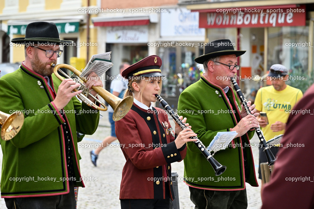 Empfang Heiko Gigler in Gmünd | Stadtkapelle Gmünd, Trachtenkapelle Malta, Trachtenkapelle Trebesing, Empfang Heiko Gigler in Gmünd, Empfang Heiko Gigler in Gmünd am 14.08.2024 in Gmünd (Hauptplatz Gmünd), Austria, (Photo by Bernd Stefan)