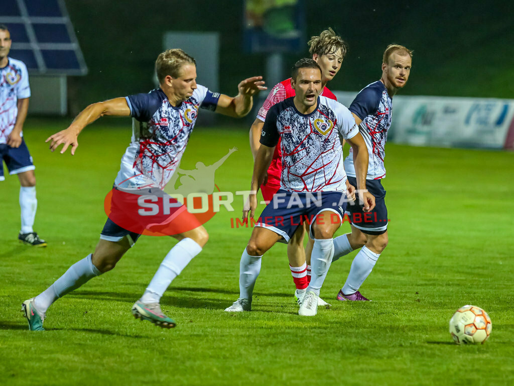 SC St Veit - SK St Andrä 1-6, Unterliga Ost | Alexander Hofer (SC St. Veit,K #11) Heiko Springer (SC St. Veit #7) SC St Veit - SK St Andrä 6-1 am 22.08.2023 in St. Veit
(Jacques Lemans Arena), Austria, (Photo by Ernst Krawagner sport-fan.at) - Realisiert mit Pictrs.com