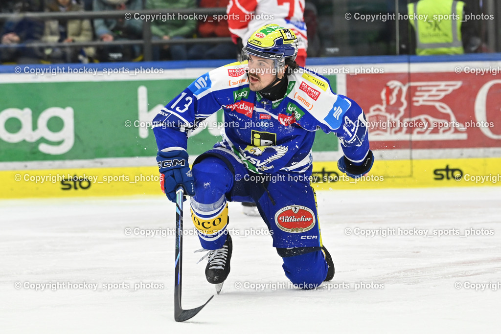 EC IDM WÄRMEPUMPEN VSV vs. HCB Südtirol Alperia | #13 Adam Helewka EC VSV, EC IDM WÄRMEPUMPEN VSV vs. HCB Südtirol Alperia, EC IDM WÄRMEPUMPEN VSV vs. HCB Südtirol Alperia am 28.12.2025 in Villach (Stadthalle Villach), Austria, (Photo by Bernd Stefan)