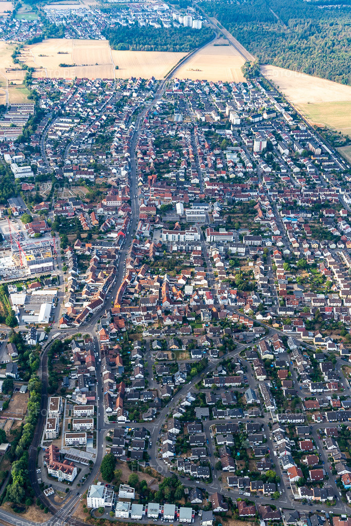 Luftbild: Blankenloch im Ortsteil Blankenloch in Stutensee im Bundesland Baden-Württemberg in Deutschland. Foto: IMG_134172.jpg vom 26.08.2022 durch Werner Riehm/FLY-FOTO.deStadt Stutensee