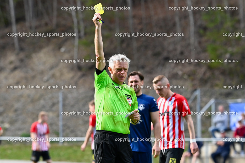 ATUS Velden vs. URC Thal Assling 1.4.2023 | Schrittesser Johann Referee, Gelbe Karte 