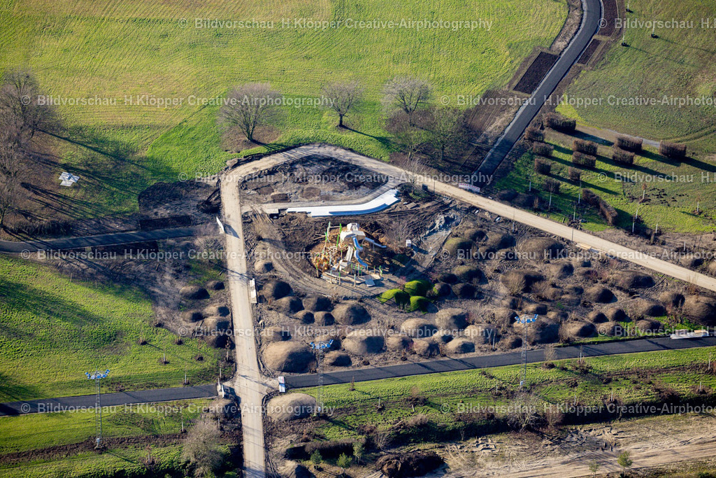 Luftbild Neuss-8973 | Luftbildfotografie Umbauarbeiten am Gelände der ehemaligen Rennbahn in Neuss im Bundesland Nordrhein-Westfalen, Deutschland - Realized with Pictrs.com