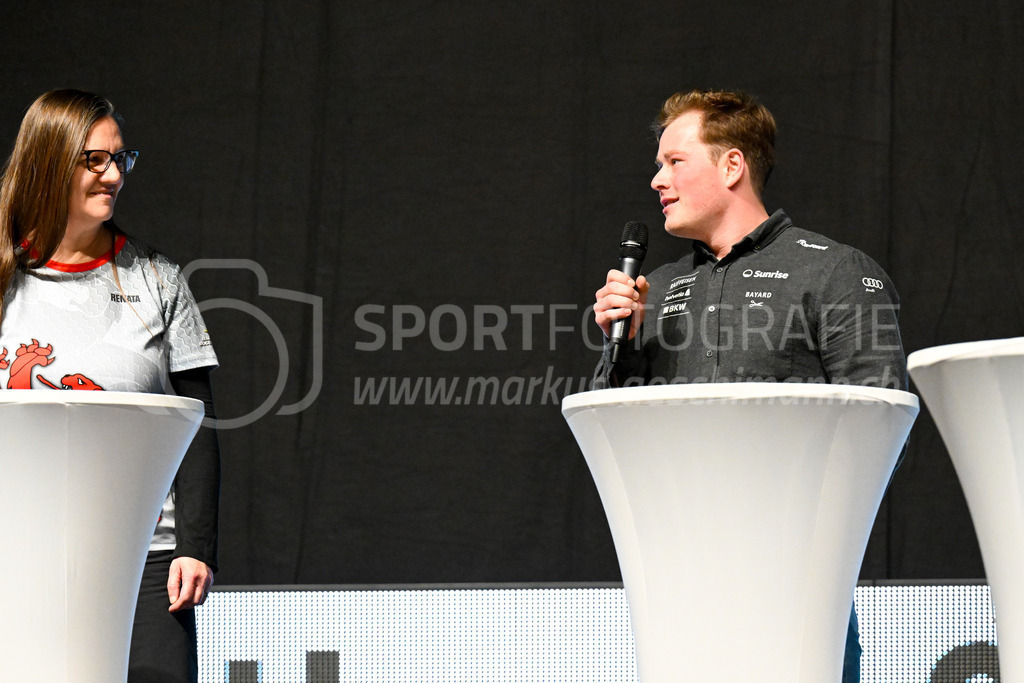 Winterthurer Sportehrung - 23. Februar 2023 | Winterthurer Sportehrung
AXA Arena, Winterthur
Ranata Issler und Kalle Koblet.
Bild: Sportfotografie Markus Aeschimann | www.markus-aeschimann.ch - Realisiert mit Pictrs.com