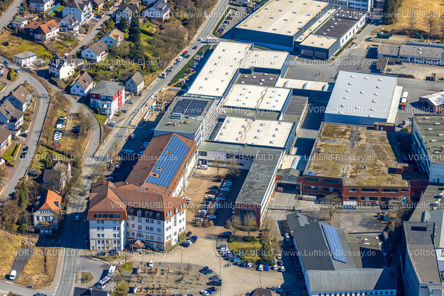Sundern250304553 | Luftbild, Rathaus Stadtverwaltung, Schützenhalle Schützenbruderschaft St. Hubertus 1631 e.V. Sundern, Sundern, Sauerland, Nordrhein-Westfalen, Deutschland