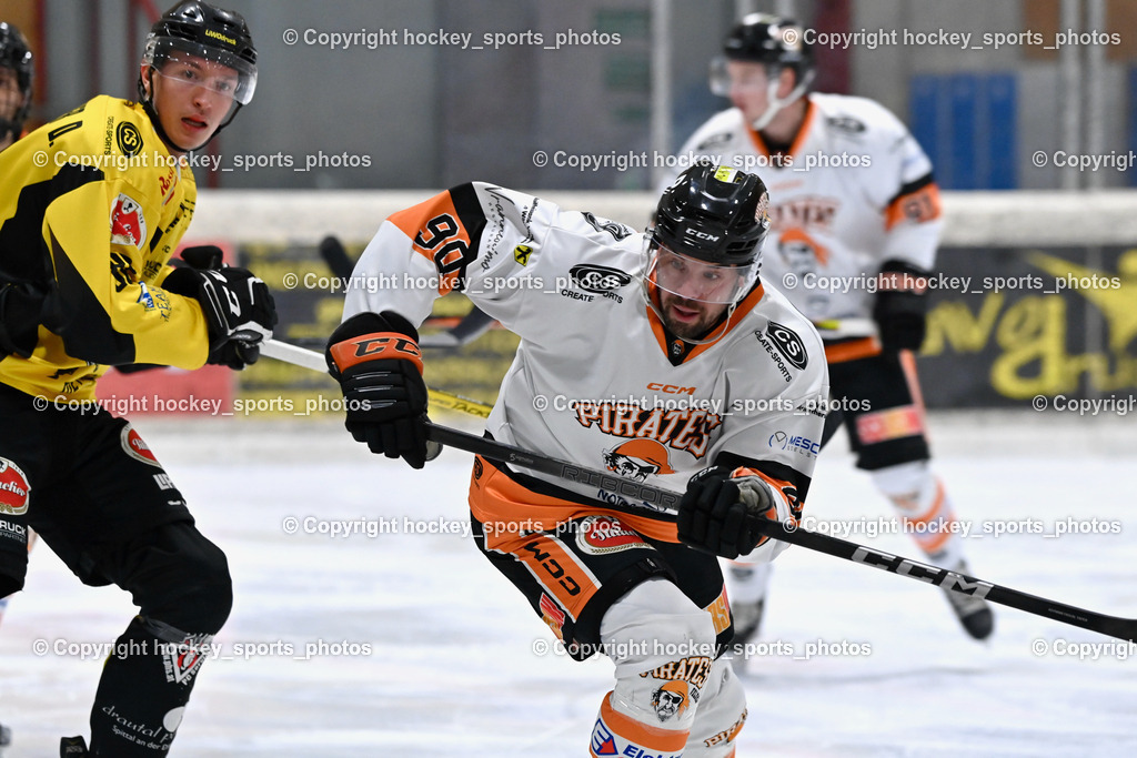 EC Spittal Hornets vs. USC Piraten Velden 7.2.2024 | #88 Zauchner Daniel, #90 Edlinger Patrick