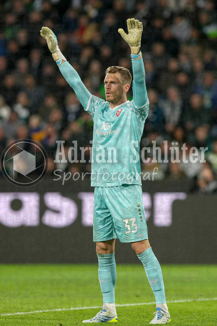 19.04.2026, GER, Fussball, Herren, 1. BL, Saison 2025/2026, Borussia Mönchengladbach - 1. FSV Mainz 05 | Daniel Batz (Mainz) gestikuliert, Gestik 