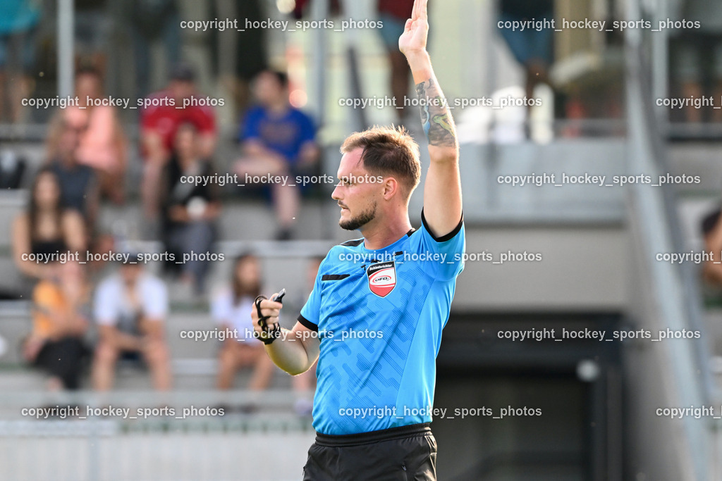 SC Landskron vs. Thal Assling  | Daniel Wittmann Referee, SC Landskron vs. Thal Assling , SC Landskron vs. Thal Assling  am 09.08.2024 in Villach (Sportanlage Landskron), Austria, (Photo by Bernd Stefan)