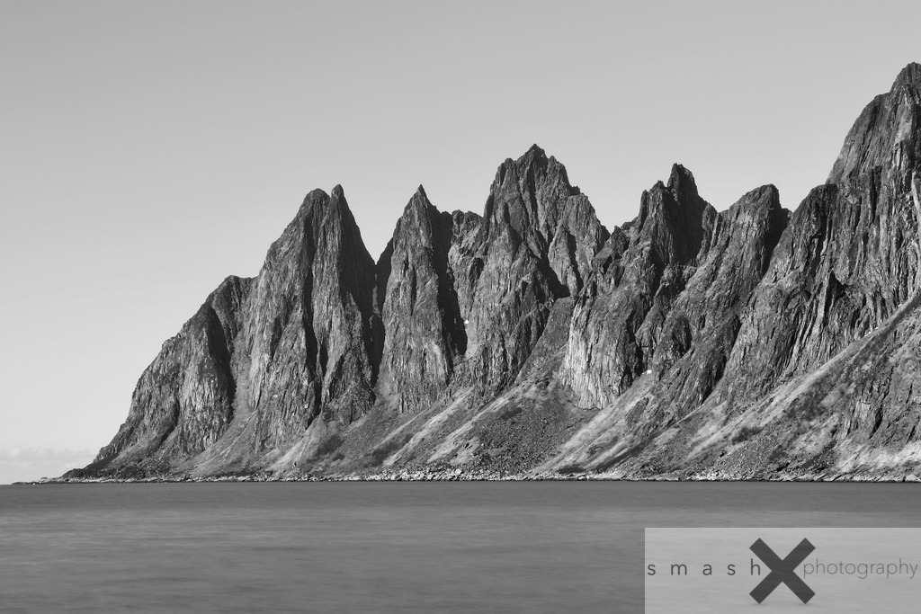 Devil's Teeth B/W | Djevlens Tanngard, Lofoten (Norway/Norwegen)