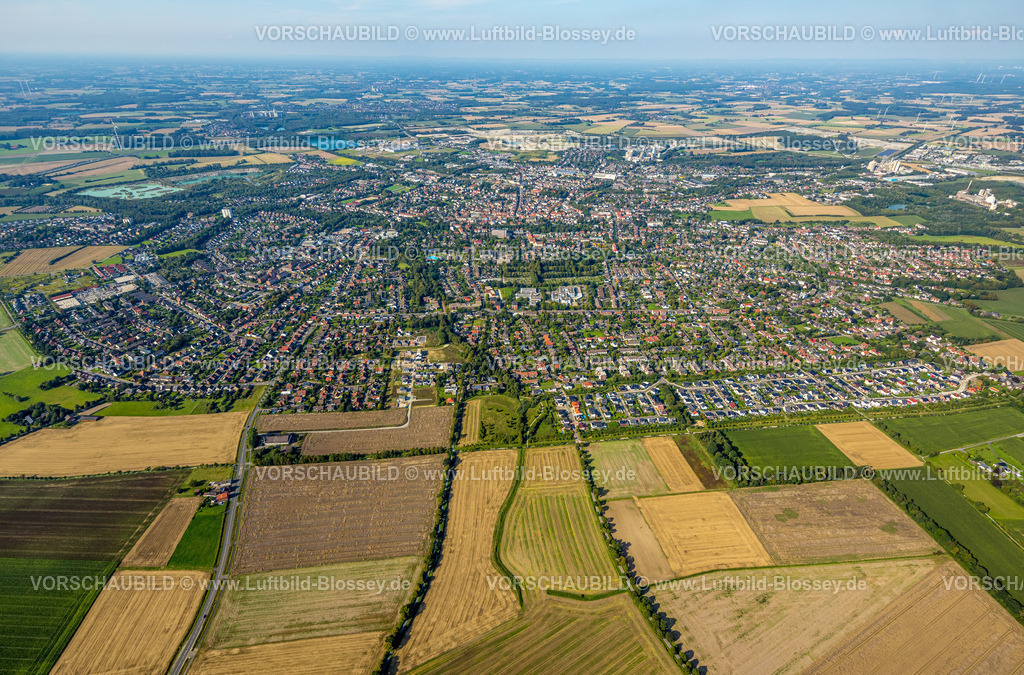 Beckum230804269 | Luftbild, Blick über Beckum-Süd und Beckum, Beckum, Münsterland, Nordrhein-Westfalen, Deutschland