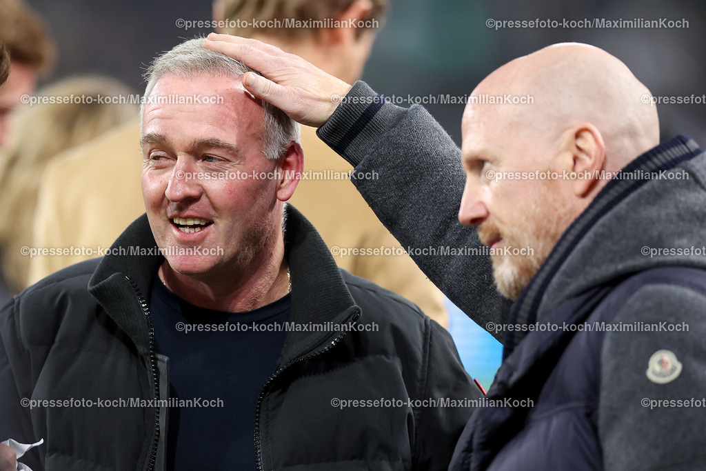 BVB01102402105 | 01.10.2024, Fußball, UEFA Champions League, Borussia Dortmund - Celtic Glasgow, 2. Spieltag, Signal Iduna Park, Saison 2024 2025: Paul Lambert und Matthias Sammer