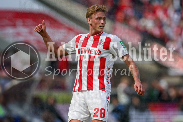 25.04.2026, GER, Fussball, Herren, 1. BL, Saison 2025/2026, 1. FC Köln - Bayer 04 Leverkusen | Sebastian Sebulonsen (1. FC Köln) gestikuliert, Gestik 
