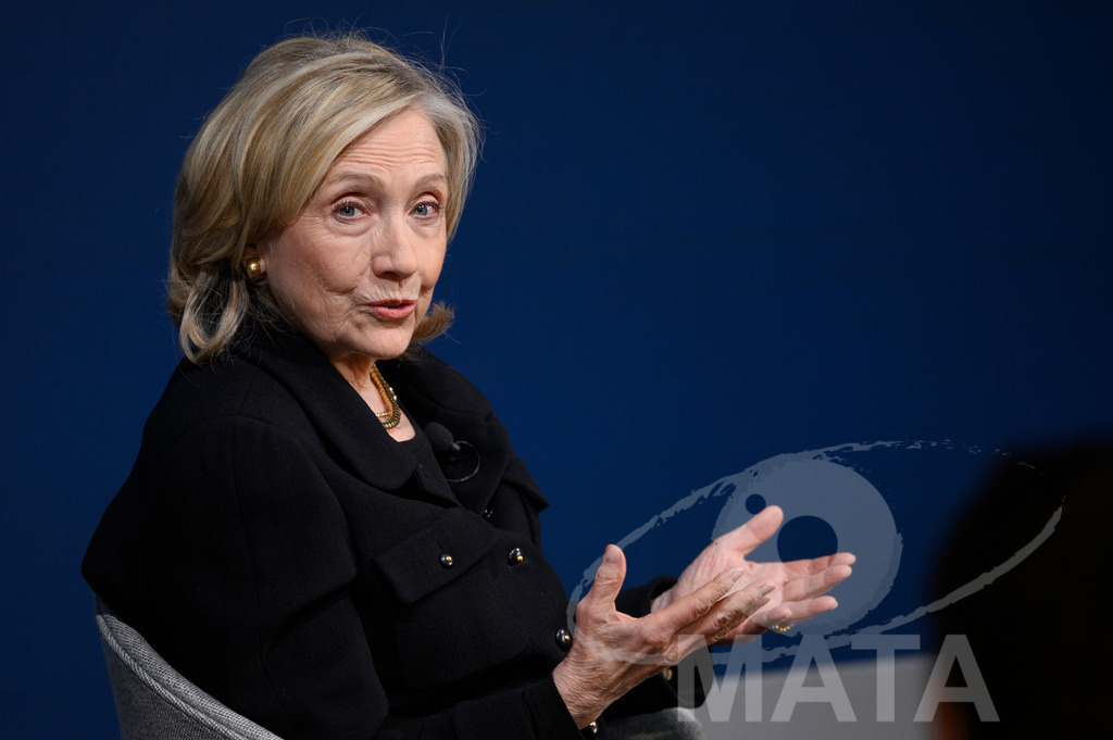 _DWI3022 | Die US-Politikerin Hillary Clinton auf der Veranstaltung Bridging Scholarship and Statecraft im Rahmen der Münchner Sicherheitskonferenz 2026. München, 13.02.2026 Bayern Deutschland  - Realisiert mit Pictrs.com