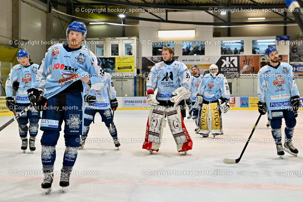 ESC Steindorf vs. SC Hohenems 11.3.2023 | ESC Steindorf Mannschaft, #33 Wiedergut Andreas, #35 Mayrobnig Marco