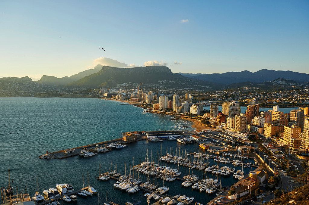 CS-170101-0593-1 | Sonnenuntergang am Peñón de Ifach