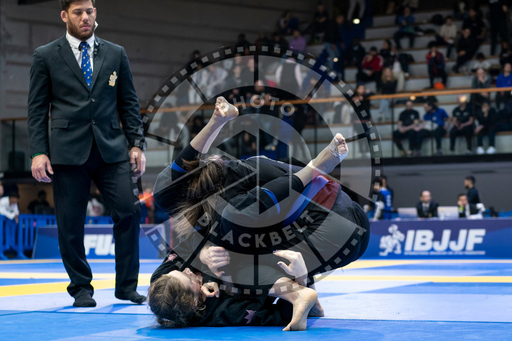 20240121PBB6846 | Fighters compete during the second day of the IBJJF European Championship in Paris, France, on January 21, 2024.