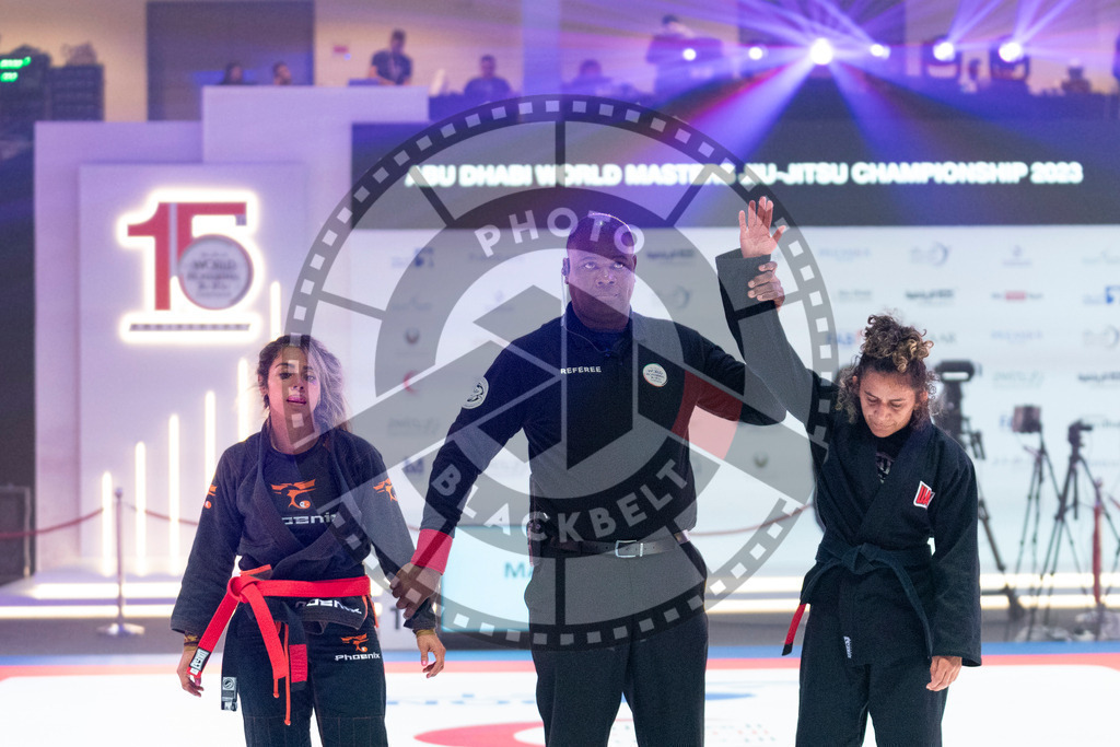 20231107PBB3577 | Fighters compete during the AJP World Master Championship in the Mubadala Arena in Abu Dhabi, Arab United Emirates, on November 7, 2023.