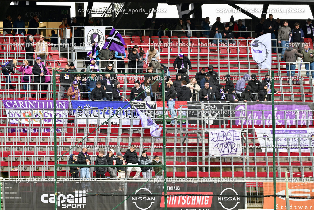 Austria Klagenfurt vs. FC Red Bull Salzburg | Austria Klagenfurt Fans, Austria Klagenfurt vs. FC Red Bull Salzburg, Austria Klagenfurt vs. FC Red Bull Salzburg am 24.04.2024 in Klagenfurt (Wörthersee Stadion ), Austria, (Photo by Bernd Stefan)