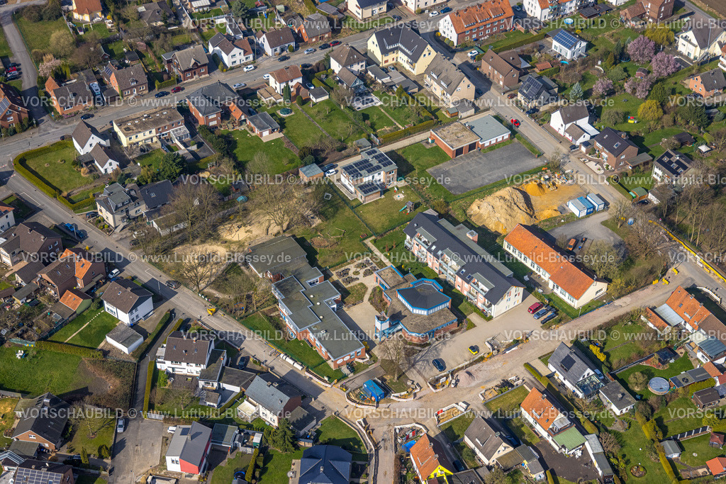 Hamm240306764 | Luftbild, Wohngebiet Westtünnen, Baustelle, Stadtbezirk Rhynern, Hamm, Ruhrgebiet, Nordrhein-Westfalen, Deutschland