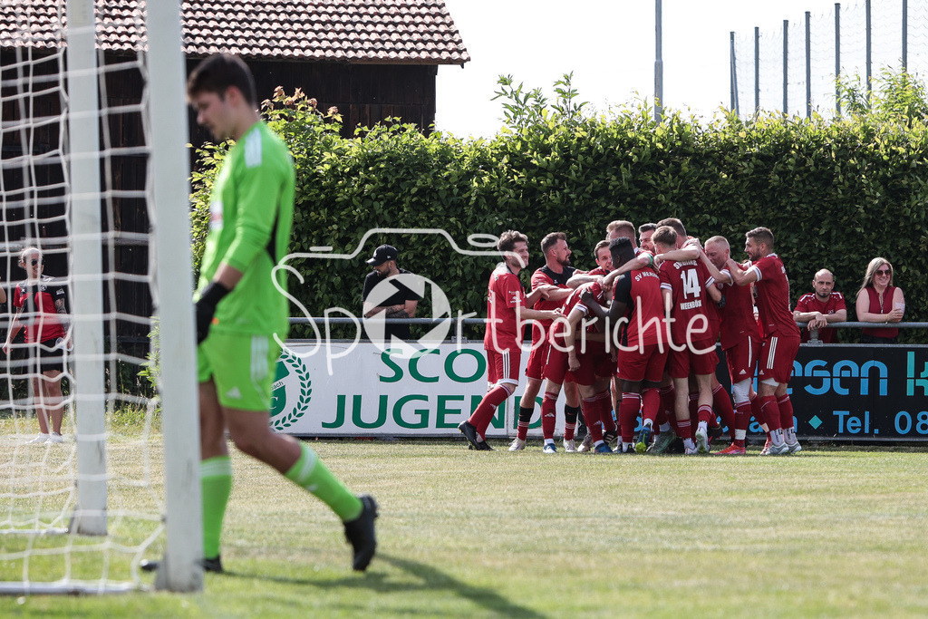 SV 1946 Waidhofen - SV Mering II | Jubel nach 1-2
