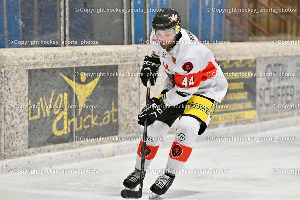 EC MET PHOTOVOLTAIK HORNETS SPITTAL vs. EV ZELTWEG MURTAL LIONS | #44 Selan Maks EV ZELTWEG MURTAL LIONS, EC MET PHOTOVOLTAIK HORNETS SPITTAL vs. EV ZELTWEG MURTAL LIONS, EC MET PHOTOVOLTAIK HORNETS SPITTAL vs. EV ZELTWEG MURTAL LIONS am 08.02.2026 in Spittal an der Drau (Eissportzentrum Spittal), Austria, (Photo by Bernd Stefan)