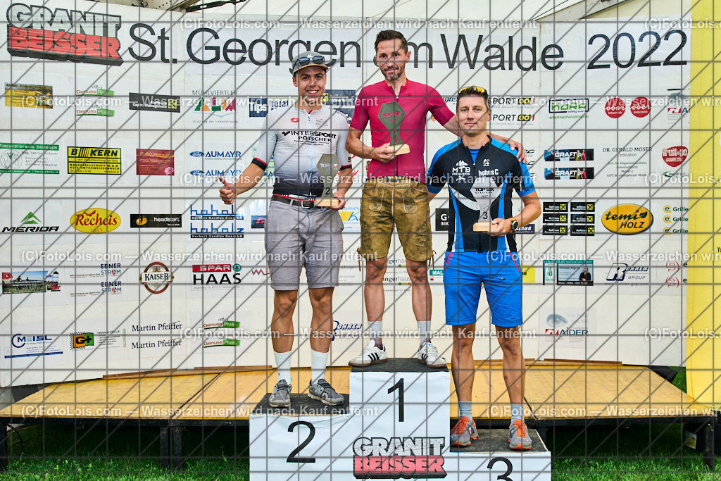 ALP7883_GRANITBEISSER_Siegerehrung_Small | (C)FotoLois.com, Alois Spandl, 28. GRANITBEISSER Mountainbike-Marathon in St. Georgen am Walde, Sa 3. Sept. 2022.