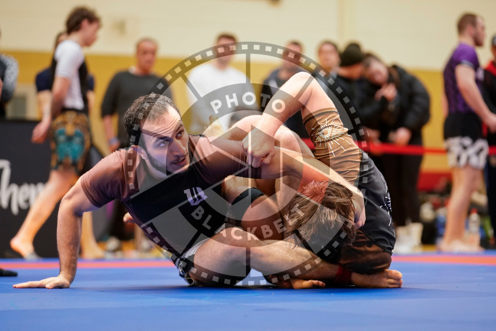 20240203PBB09614 | Fighters compete during the Brazilian Jiu-Jitsu Championship of the AJP Tour in Maintal by Frankfurt am Main, Germany, on February 2, 2024.