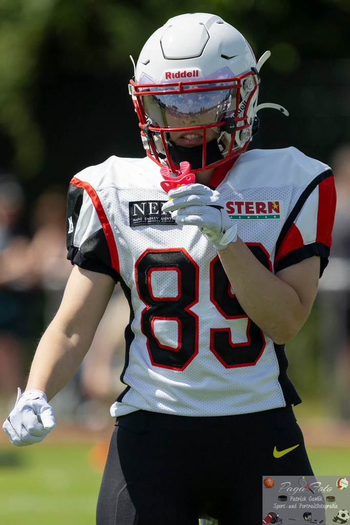 GFLW 1: German Football League Women 1: Rodgau Pioneers Ladies - Stuttgart Scorpions Sisters, 07.06.2026 | Franziska Schaller (Stuttgart Scorpions Sisters #89), Freisteller, Portrait / Porträt, Rodgau Pioneers Ladies - Stuttgart Scorpions Sisters, Rodgau, Maingau-Energie-Stadion "Am Weichsee", 7.6.2026 - Realisiert mit Pictrs.com
