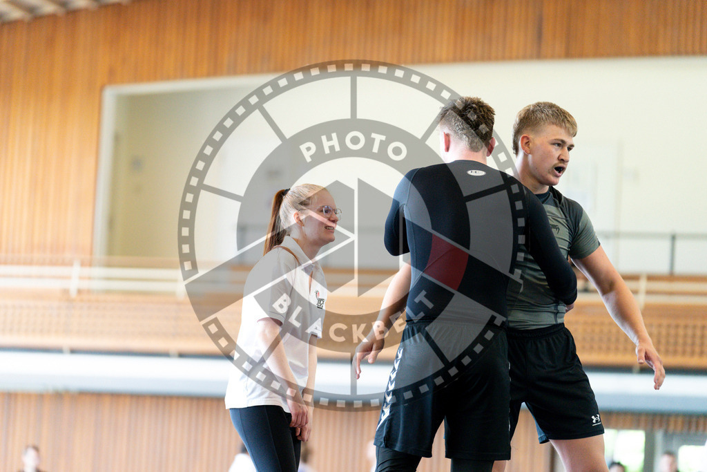 20240608PBB03873 | Fighters compete during the ILLCS VII summer edition luta livre competition in Hannover, Germany, on June 8, 2024.