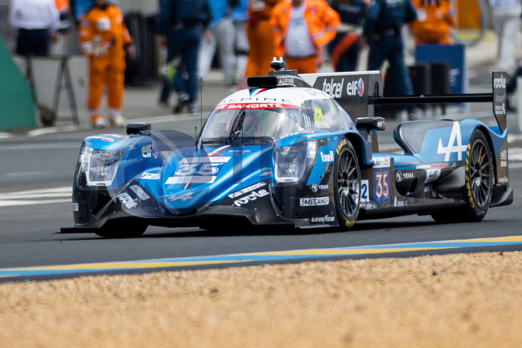 Trainproduction-20230610-2053 | LE MANS,FRANCE,10.Jun.23 - MOTORSPORTS - WEC, FIA World Endurance Championships, 24 Hours of Le Mans, Circuit de la Sarthe, race. Image shows Andre Negrao (BRA), Olli Caldwell (GBR) and Memo Rojas (MEX/ Alpine ELF Team). Photo: Trainproduction / Matthias Trinkl