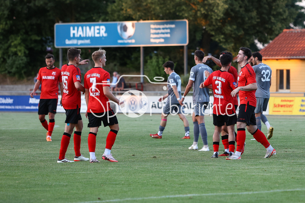 TSV Aindling - VfB Eichstätt | Jubel nach 1-1 durch TSV #7