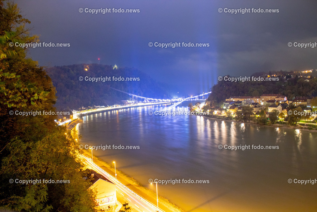 Westring A26 Linz_ Donautalbruecke_ 24.10.2024-11 | 24.10.2024, Westring A26, AUT, Westring A26, Donautalbruecke, im Bild Beleuchtung, Bauarbeiten, Nacht