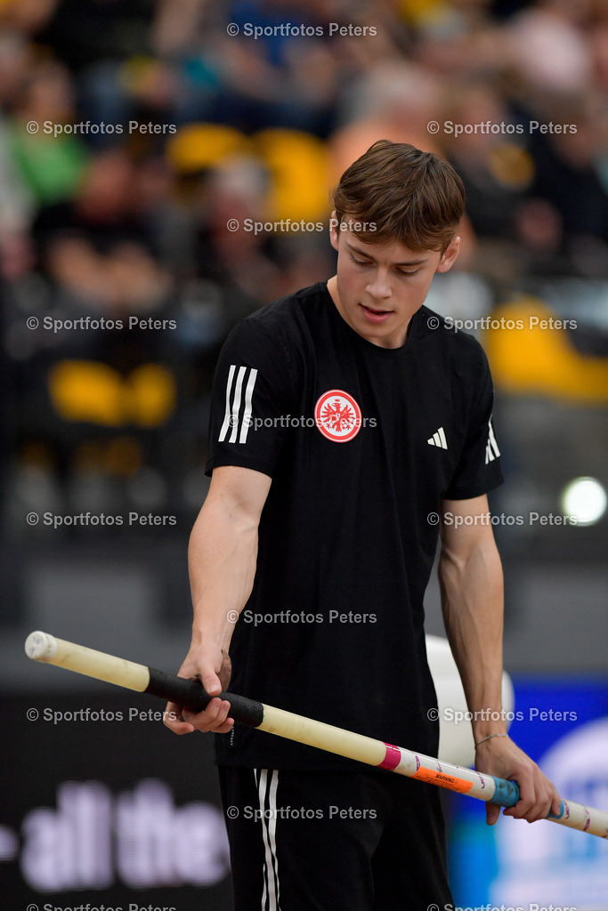 DM Halle 2026_Samstag-105 | 28.02.2026, xkaix, Leichtathletik Deutsche Meisterschaften Halle 2026,  v.l. Amadeus Gräber (Eintracht Frankfurt e.V.) - Realisiert mit Pictrs.com