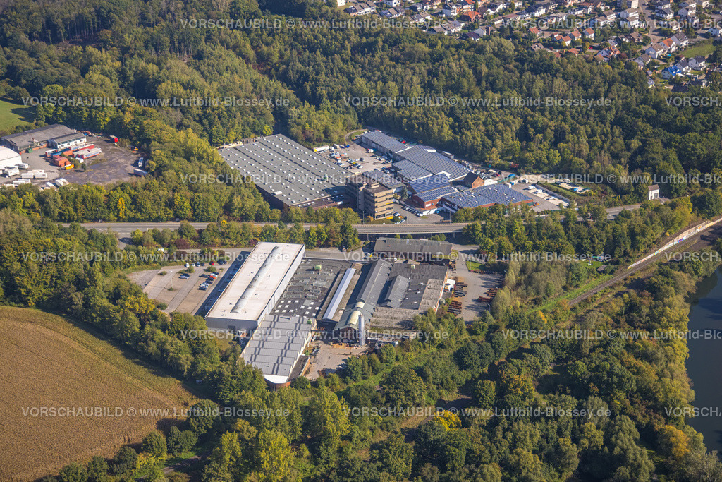 Froendenberg220901044 | Luftbild, Gewerbegebiet Ardeyer Straße, Fröndenberger Drahtwerk GmbH, Schmöle GmbH, Fröndenberg, Fröndenberg/Ruhr, Ruhrgebiet, Nordrhein-Westfalen, Deutschland