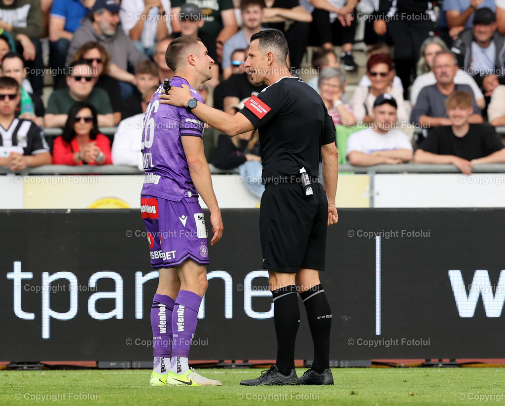 A_LUI_18052025_18 | SPORT,FUSSBALL ADMIRAL BUNDESLIGA 18.052025 IM BILD:REINHOLD RANFTL(AUSTRIAWIEN) UND SCHIEDSRICHTER ALEXANDER HAKAM FOTO:FOTOLUI/MW