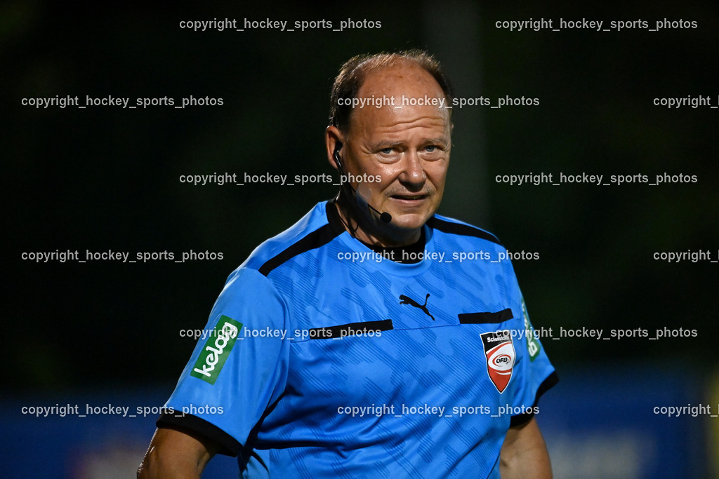 FC KAC 1909 vs. FC Nussdorf Debant | Robert Weltz Referee, FC KAC 1909 vs. FC Nussdorf Debant, FC KAC 1909 vs. FC Nussdorf Debant am 19.09.2025 in Klagenfurt (Sportplatz KAC), Austria, (Photo by Bernd Stefan)