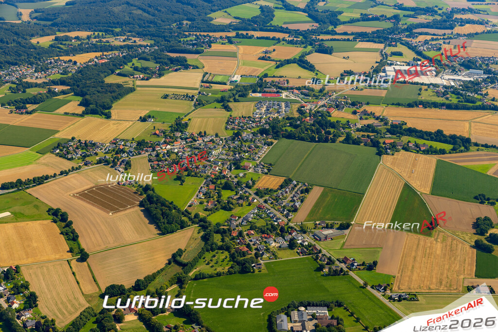 Schöne Luftaufnahme als Geschenk in Schwenningdorf Rödinghausen - Die Luftbildaufnahme wurde 2025 vom UL-Flugzeug heraus erstellt ( keine Drohne ) - Hochauflösende Luftaufnahme -Nicht vergleichbar mit Google Maps oder Satelittenbilder- Die Geschenkidee !Mit Lizenz und Bildrechte bestellbar