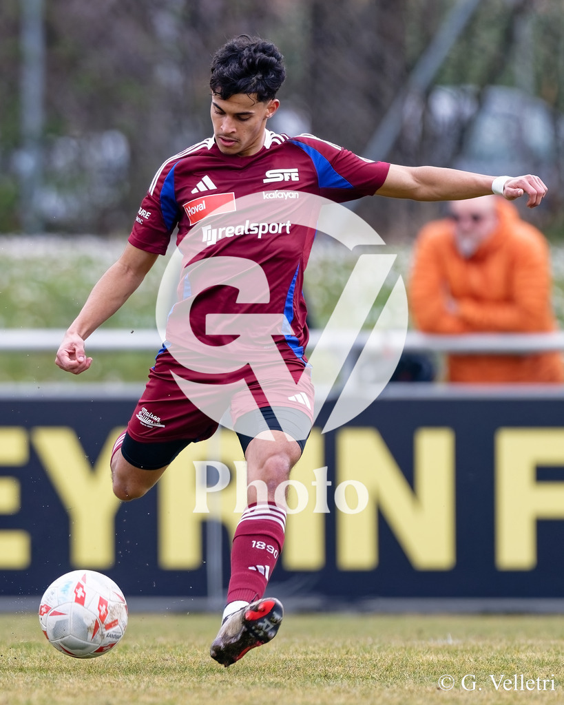 1ere Ligue Classic - Meyrin FC v Servette FC M-21 | during the 1ere Ligue Classic game between Meyrin FC and Servette FC M-21 at Stade des Arberes in Meyrin, Switzerland