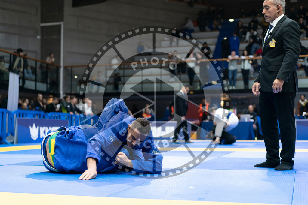 20240119PBB2580 | Fighters compete during the IBJJF European Championship in Paris, France, on January 19, 2024.