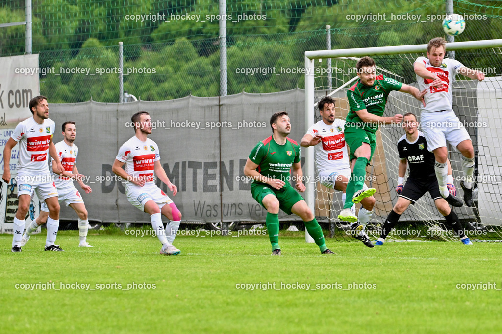 FC ASKÖ Gmünd vs. Rapid Lienz  | #5 Manuel Eder Rapid Lienz, #7 Antonel Cabraja Rapid Lienz, #2 Marko Pranjic Stranner ASKÖ Gmünd, #2 Patrick Eder Rapid Lienz, #5 Christian Preiml Stranner ASKÖ Gmünd, #1 Julian Weiskopf Rapid Lienz, #6 Florian Unterweger Rapid Lienz, FC ASKÖ Gmünd vs. Rapid Lienz , FC ASKÖ Gmünd vs. Rapid Lienz  am 02.06.2024 in Gmünd (Sportplatz Gmünd), Austria, (Photo by Bernd Stefan)