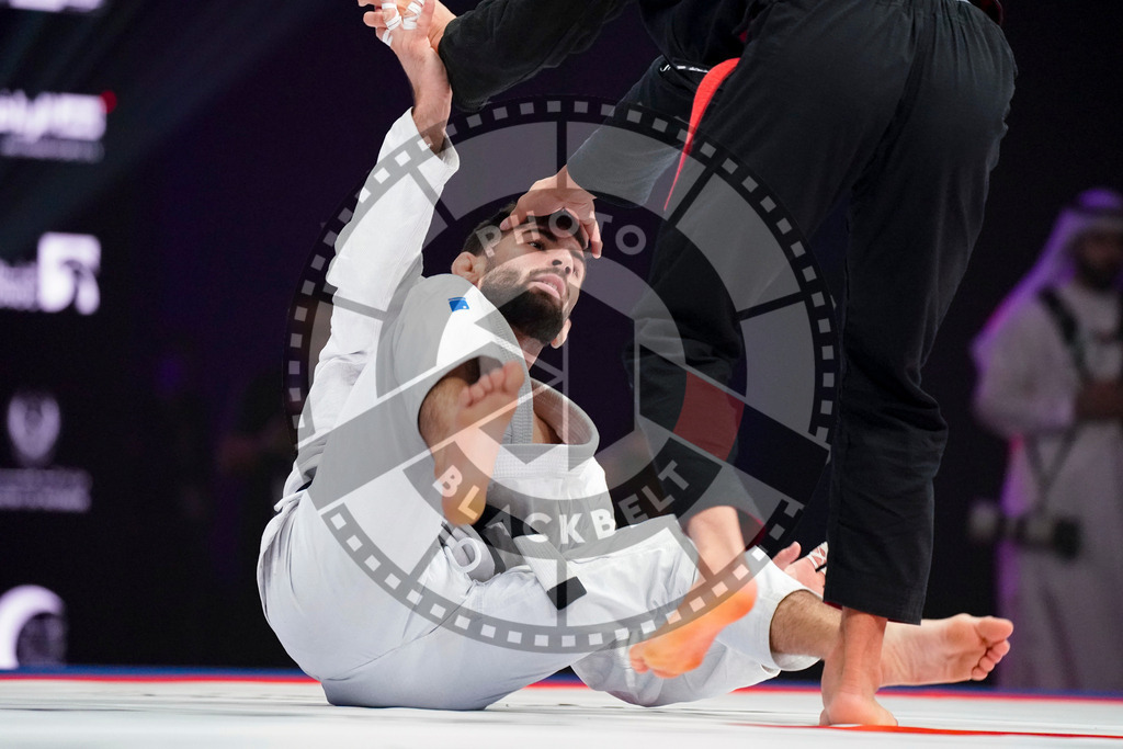 20231110PBB1662 | Fighters compete during the AJP World Professional Championship blackbelt finals in the Mubadala Arena in Abu Dhabi, Arab United Emirates, on November 10, 2023.