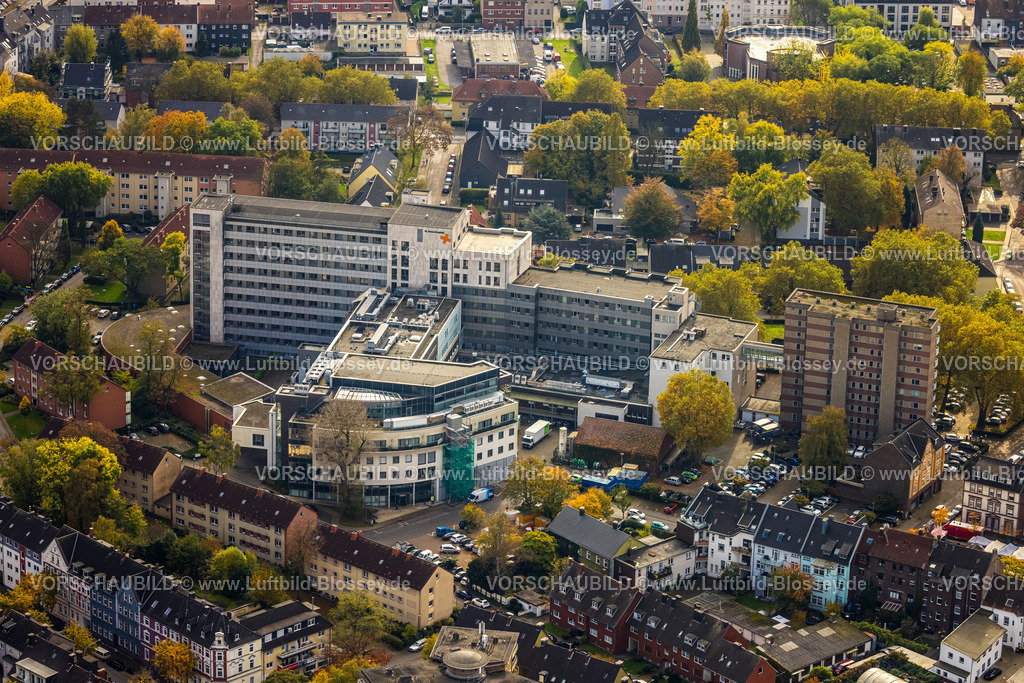 Herne241015988 | Luftbild, St. Anna Hospital Medizinische Klinik, Wohngebiet, Wanne, Herne, Ruhrgebiet, Nordrhein-Westfalen, Deutschland